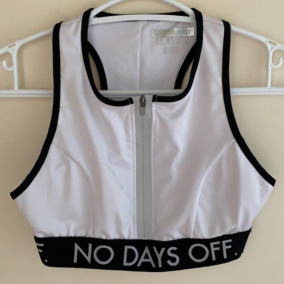 Forever 21 "No Days Off" Sport Bra | NWOT - Picture 3 of 6